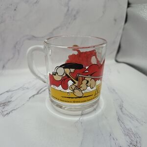 Vintage 1978 Garfield glass from McDonald's promotional series
